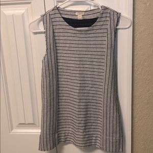 J Crew Striped Tank Top Size XXSmall